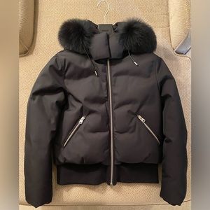Mackage Cory Bomber with Fox fur trim on Hood